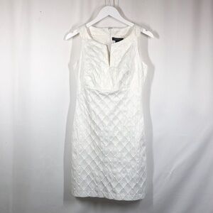 White House black market white dress
